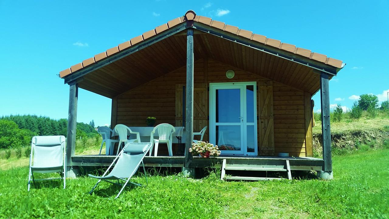 Les Chalets Du Piou Bussieres  Bagian luar foto